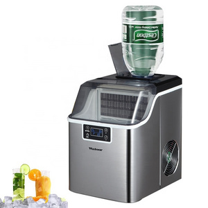 220V Commercial Ice Making Machine Student Dormitory Bottled Water New Ice Cube Maker Milk Tea Shop Ice Machine