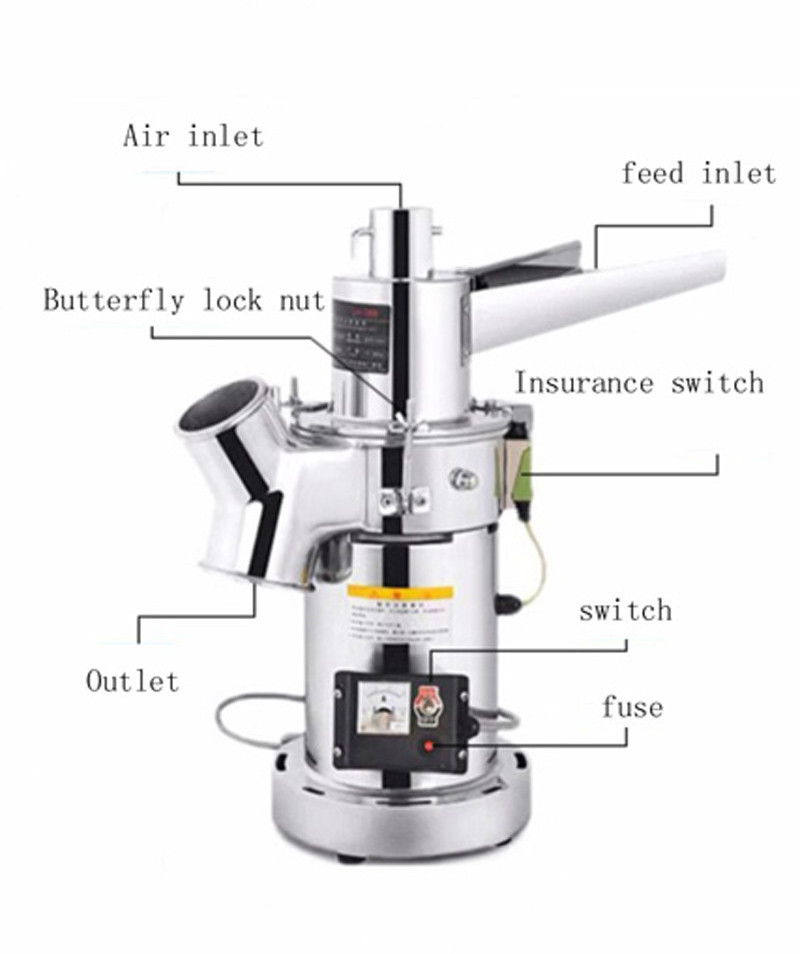 Cassava Leaves Grinding Machine Series Stainless Steel Pulverizer