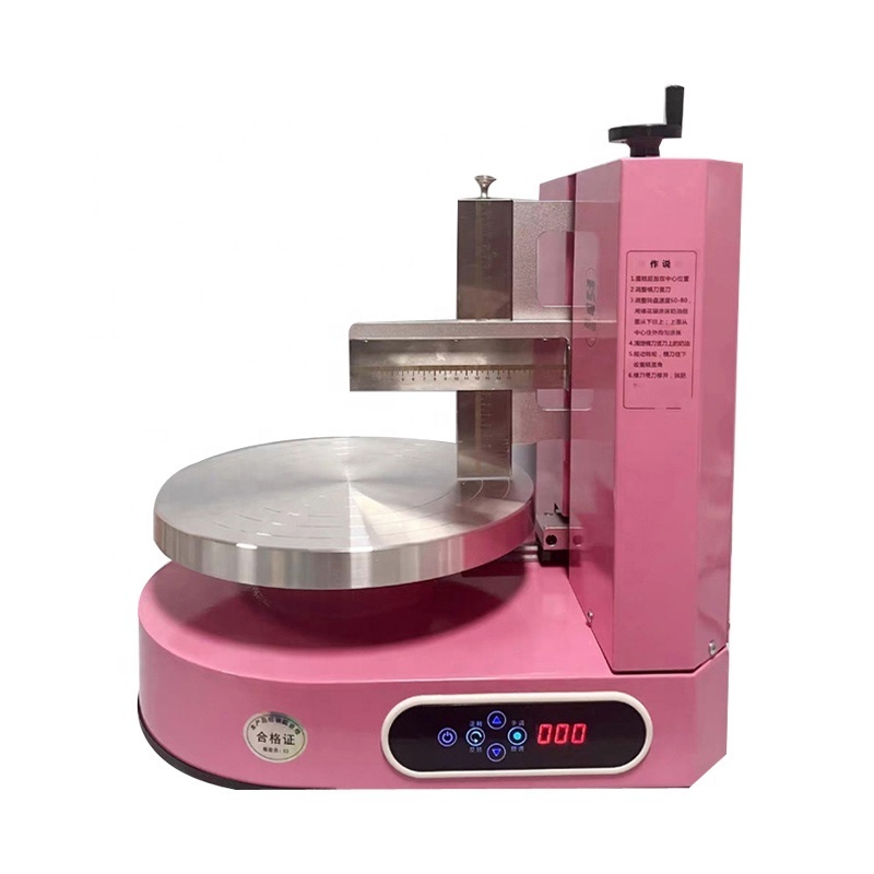 Automatic Cake Cream Spreading Coating Filling Machine Electric Cake Bread Cream Decoration Spreader Smoothing Machine