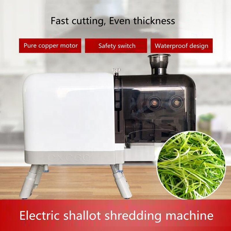 Commercial Electric Green Onion Shredding Machine Vegetable Shredder Scallion Pepper Cutter Shredder