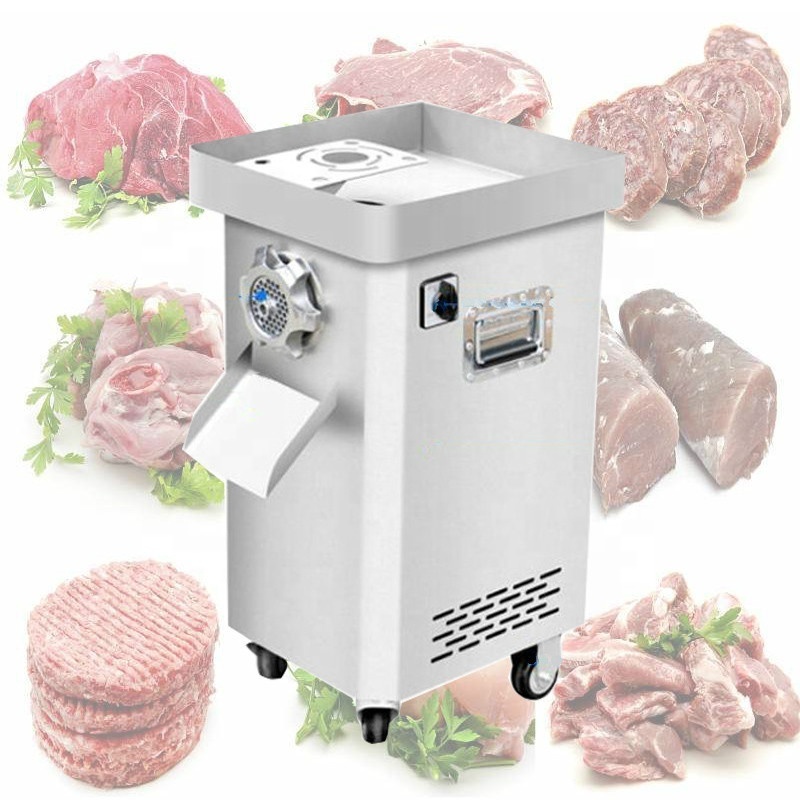 Desktop Food Processing Machine Stainless Steel Grinding Plates Sausage Stuffer Electric Meat Mincer Grinder