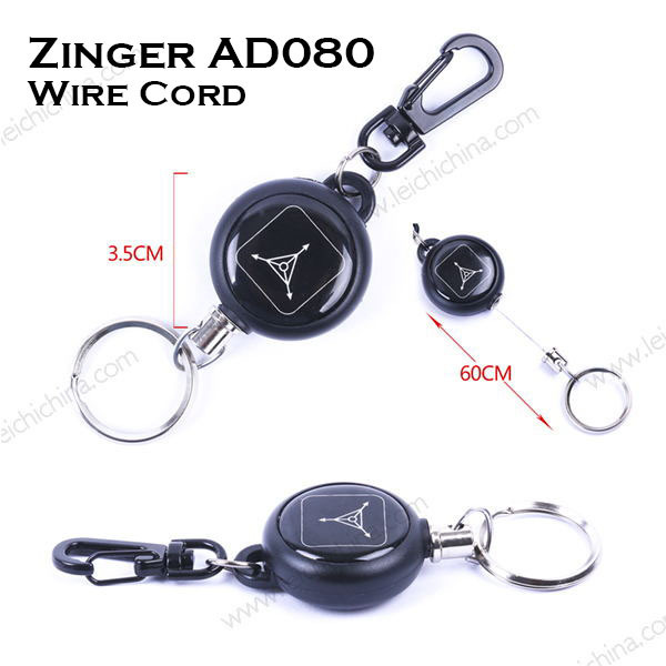 In stock wire cord fly fishing zinger retractor