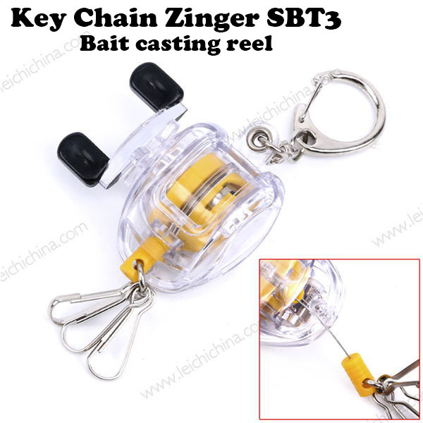 Bait casting fishing reel Key Chain Zinger retractor