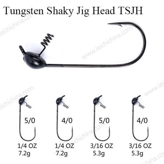 Wholesale Shaky molds fishing tungsten jig head