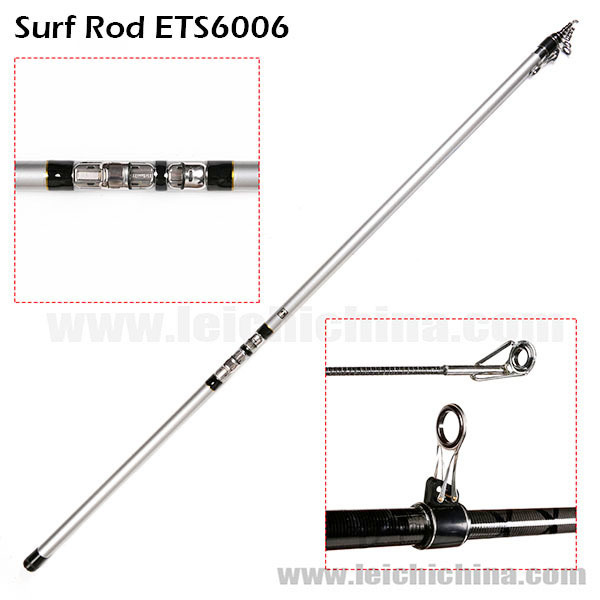 High Carbon fiber Fast action tele surf fishing rod