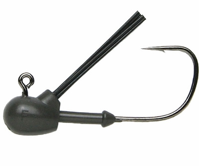 Wholesale Tungsten Weight Weedless Ball Jig Head with Mustad Hook