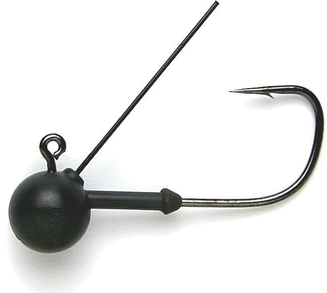 Wholesale Tungsten Weight Weedless Ball Jig Head with Mustad Hook