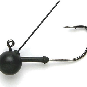 Wholesale Tungsten Weight Weedless Ball Jig Head with Mustad Hook