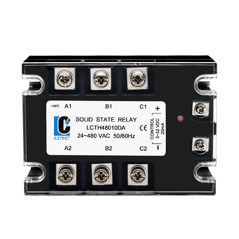 3 phase 3-32VDC to 24-480V starter relay SSR 40A-120A  150A 200A  power voltage regulator 480v  DC to AC  Solid State Relay