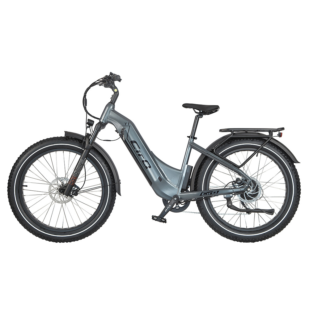 USA stock warehouse good quality snow bike electric with 750w 52v city Electric bicycle front suspension e bike city fat ebike