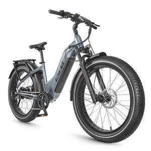 USA stock warehouse good quality snow bike electric with 750w 52v city Electric bicycle front suspension e bike city fat ebike