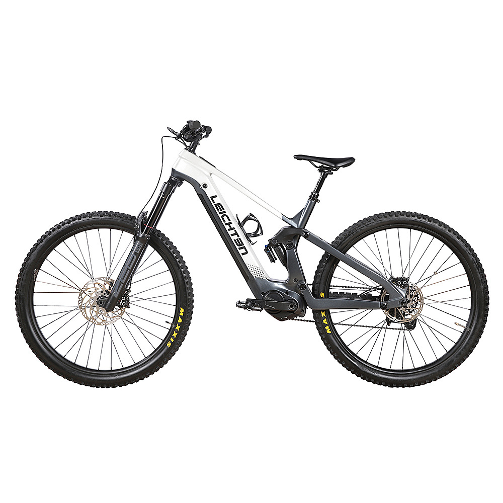 EMTB 29-Inch Electric Bicycle with 250W MID Motor Full Suspension 11-Speed and Carbon Frame ebike