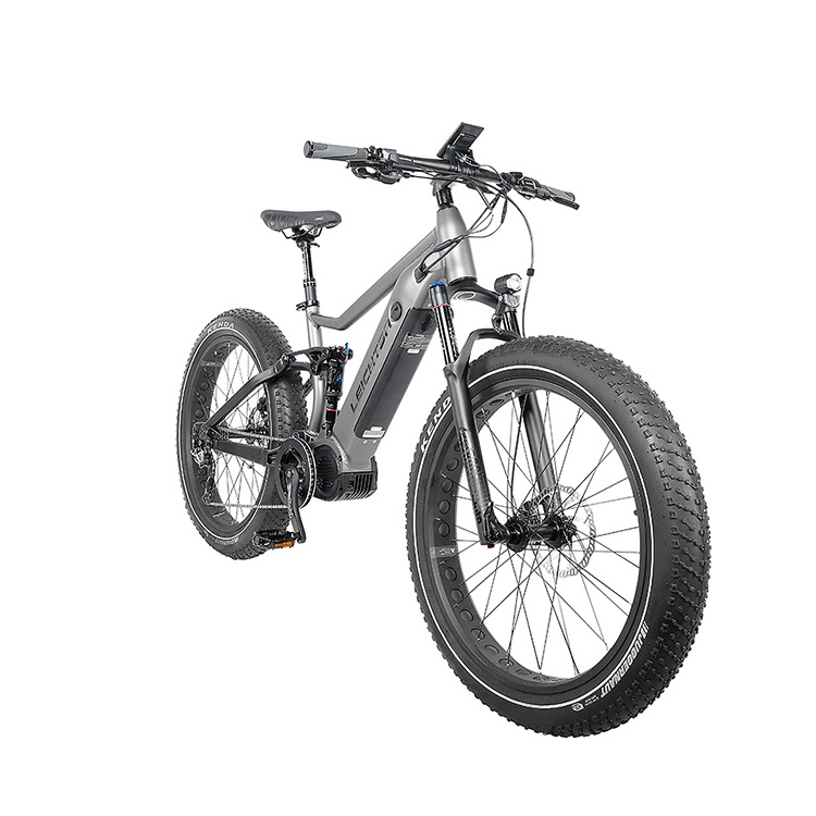 Electric Bicycle Mountain 1000W/48V/14AH/17.5AH OEM Available Hidden battery full suspension  E Bike  fat tire ebike