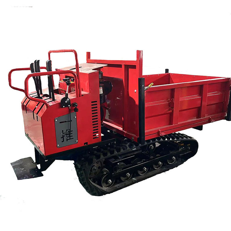 Factory direct sales mini crawler loaders new self loading mini truck tracked dumper for cheap