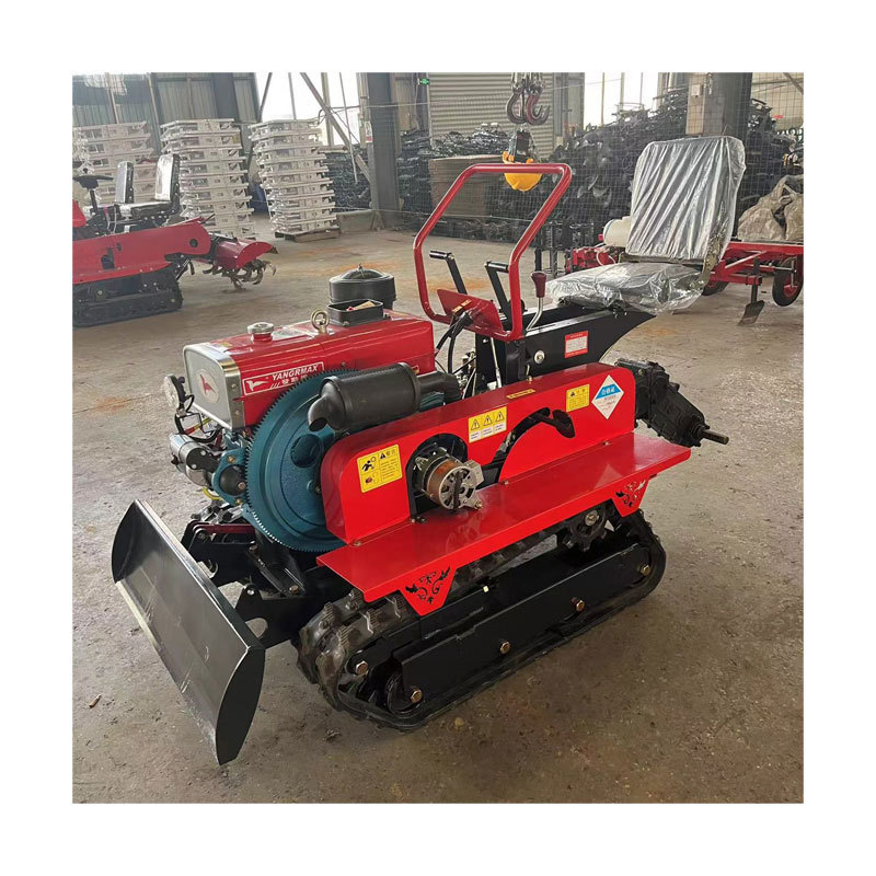 Attractive price amphibious 25 35 horsepower cultivated land crawler tractor Farm cultivator rotary tiller for sale