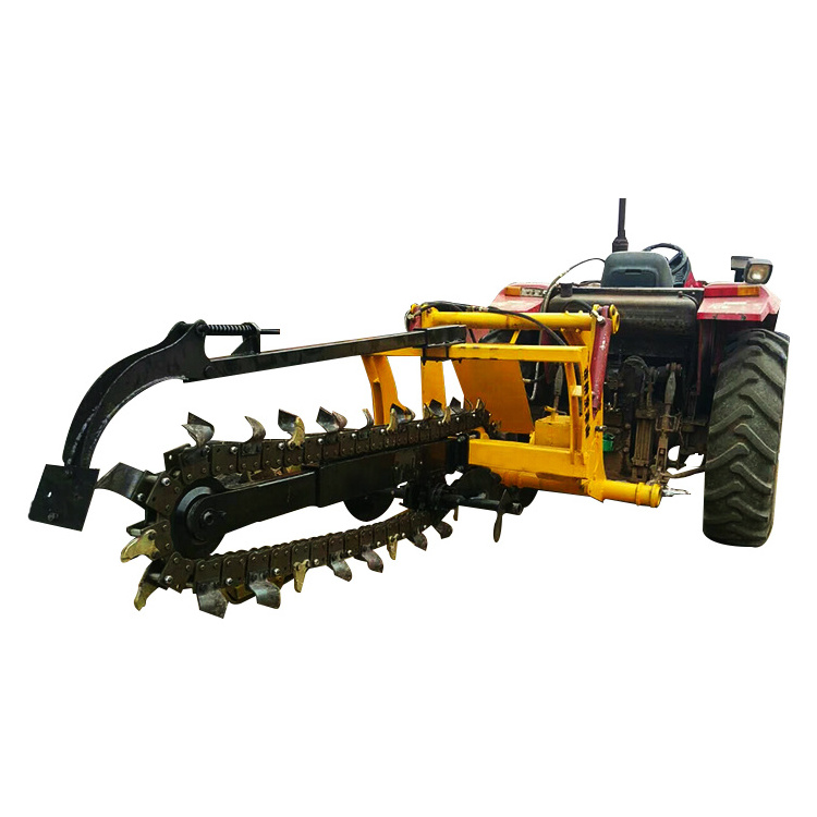 Hot selling wear-resistant orchard chain trenching machine