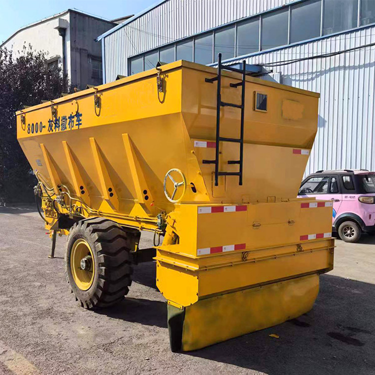 Road Construction Ash Spreader Truck  Road Maintenance Lime Spreader Powder Spreader With Good Price