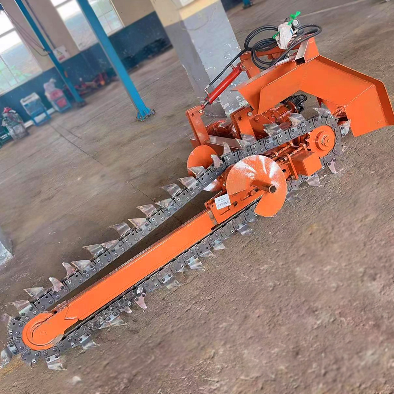 Hot selling wear-resistant orchard chain trenching machine