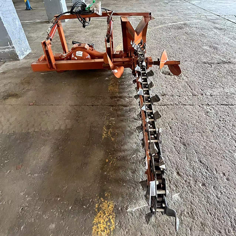 2023 New Design Best Price Hot Sale Chain Type Tractor 3 Point Chain Trencher/Ditching Machine