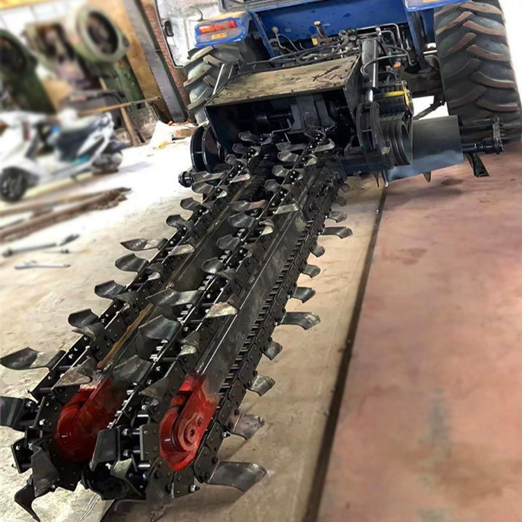 Hot selling wear-resistant orchard chain trenching machine