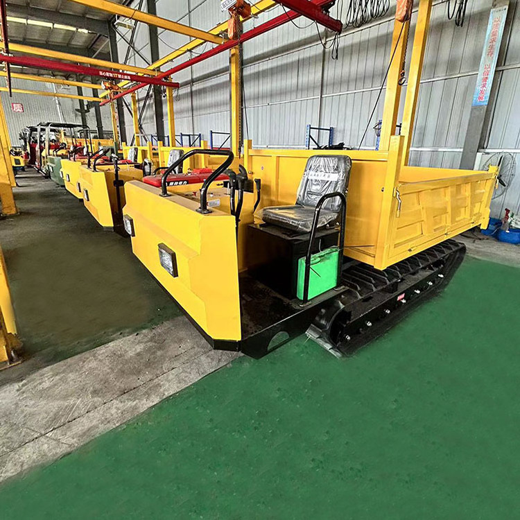 Factory direct sales mini crawler loaders new self loading mini truck tracked dumper for cheap