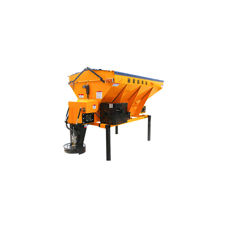 Good Quality Evenly Lime/Concrete/Salt/Powder 8 Cubic Capacity Spreader Truck  Spreader For Sale