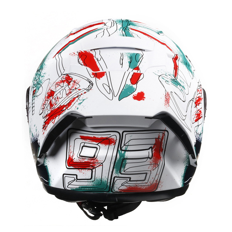 Wholesale Mini Motor Helmet For Gift Full Face  road Motorcycle Helmet /black S/m/l/xl Safe Driving Md-fp03 Abs