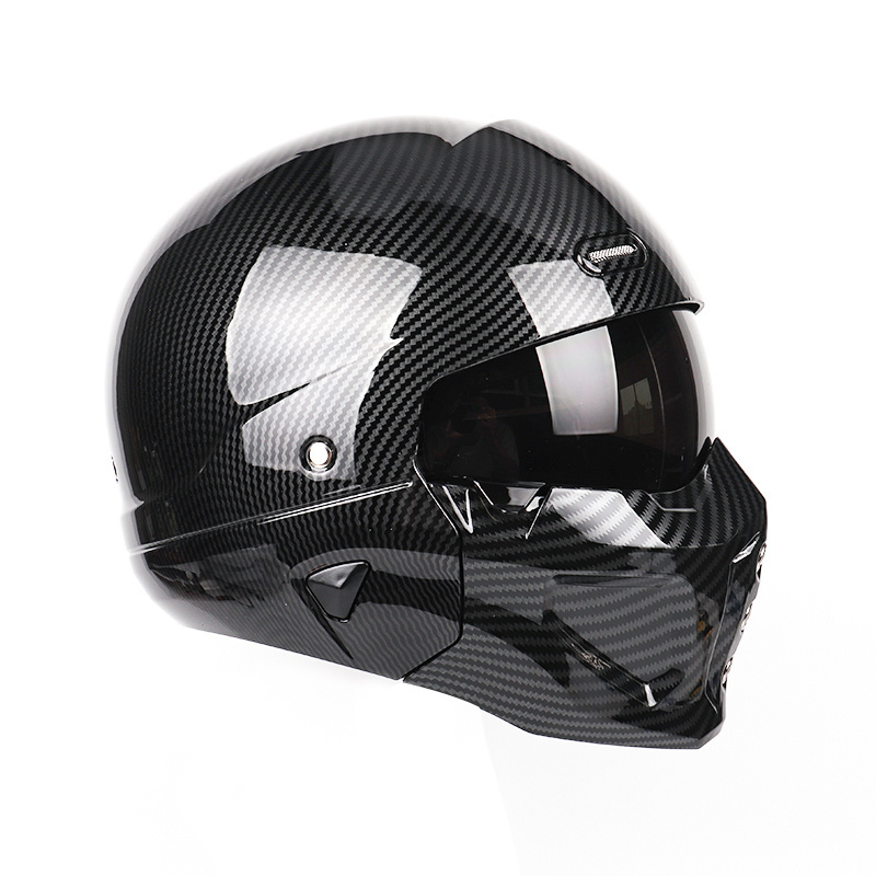 LD Smart motorcycle full face smart helmet with bluetooth speaker and one click answer phone call