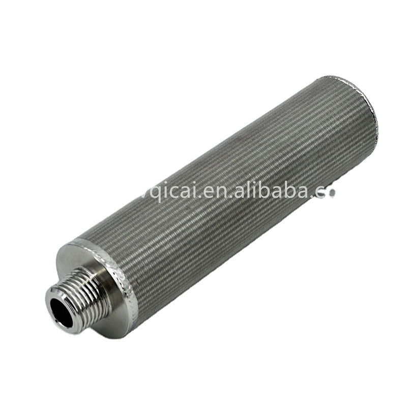 Stainless steel filter  Filter cartridge  304 material 5um sintered tube filter cartridge