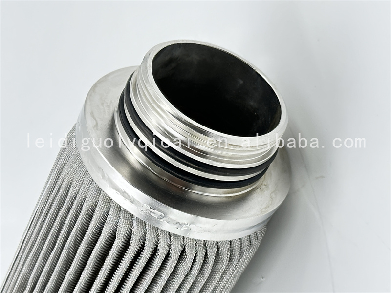 Tanker filter hydraulic filter element 304 stainless steel sintered felt filter element 10 micron