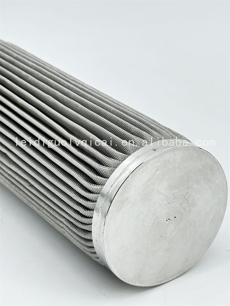 Tanker filter hydraulic filter element 304 stainless steel sintered felt filter element 10 micron