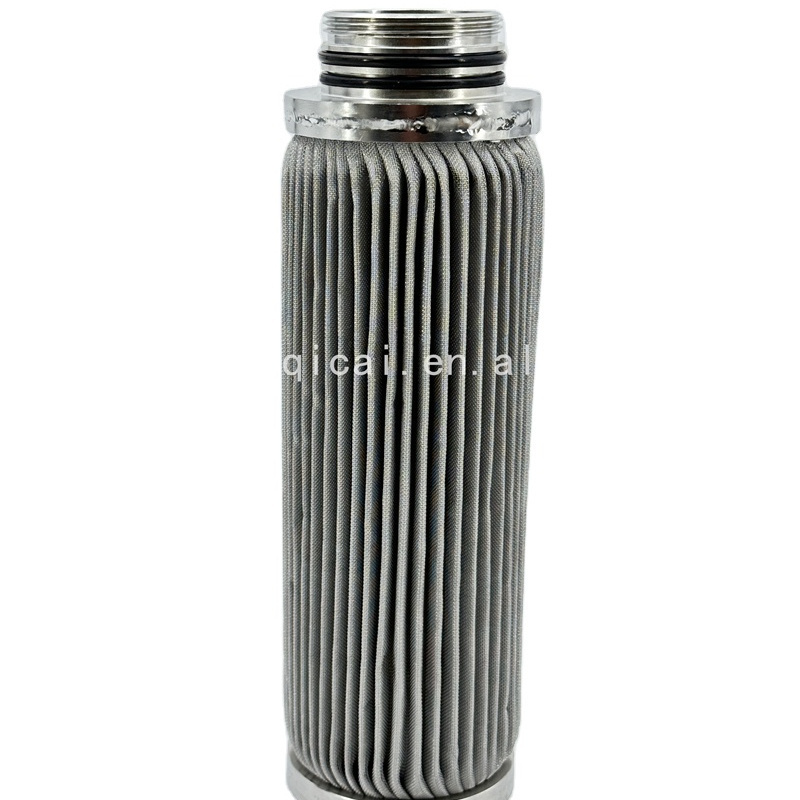 Tanker filter hydraulic filter element 304 stainless steel sintered felt filter element 10 micron