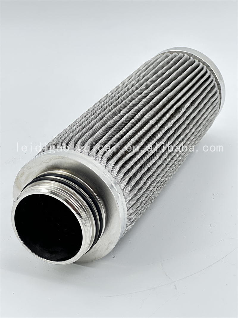 Tanker filter hydraulic filter element 304 stainless steel sintered felt filter element 10 micron