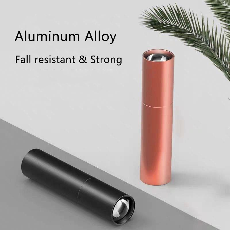 Outdoor LED strong light flashlight portable USB charging emergency aluminum alloy flashlight mini flashlight