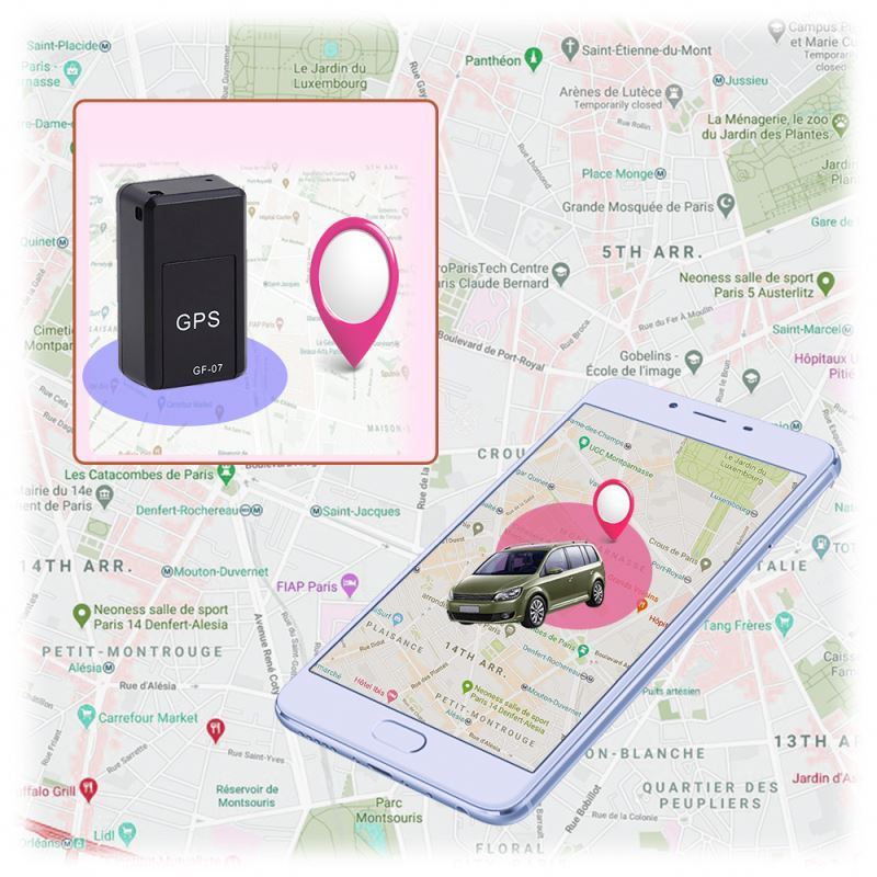 GF07 GPS Locator Installation-free Car Strong Magnetic Anti-lost Anti-theft Device Tracking Locator