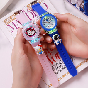 LED Light Kids' Digital Watch Flash Light Children Wrist Watch Clock 3D Cartoon kid's Quartz Watch reloj Flashing