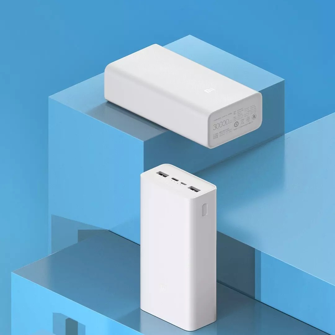 20000mAh Xiaomi Power Bank 3  Type-C USB  Fast Charging Portable Mi Power Bank