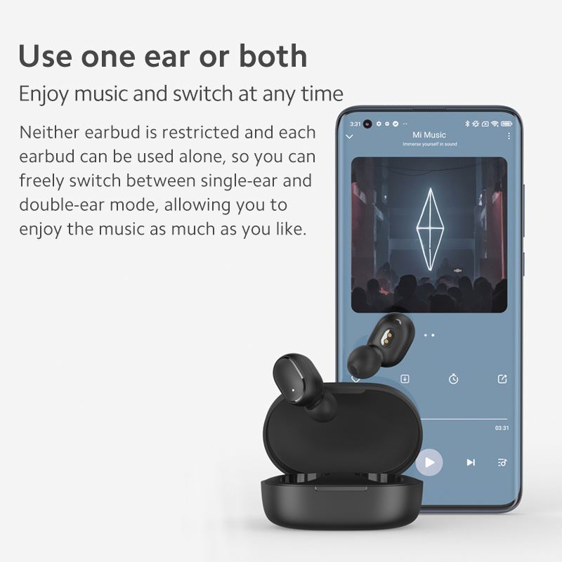 Xiaomi Redmi Buds Essential TWS True Wireless Earphone Waterproof Game Wireless Touch Control Mi Airdots Basic 2 Earbuds