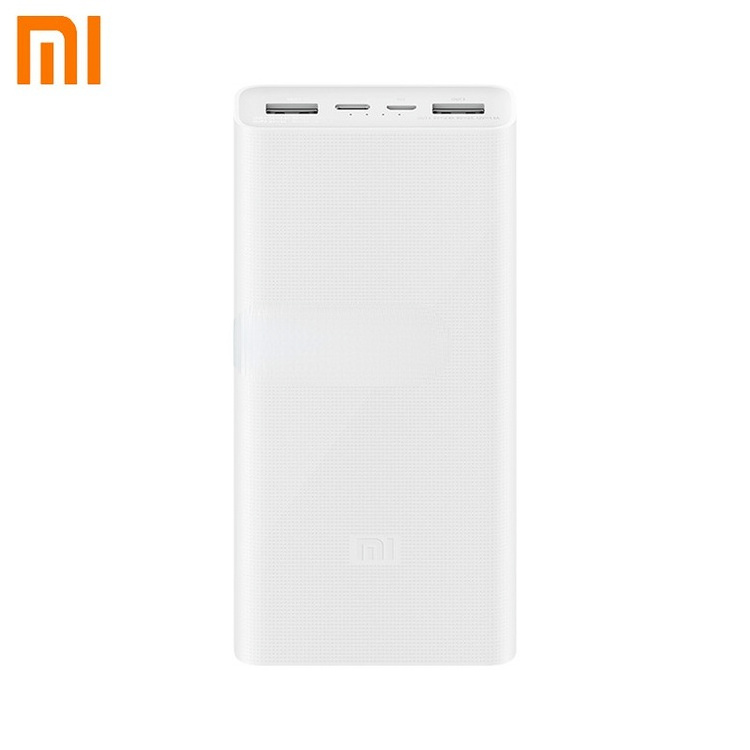 20000mAh Xiaomi Power Bank 3  Type-C USB  Fast Charging Portable Mi Power Bank