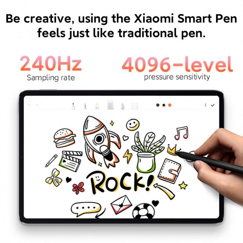 Original Xiaomi Smart Pen Xiaomi Pad 5/5 Pro  Mi Stylus Pen 240Hz Drawing And Writing Screenshot 152 mm Tablet Screen Touch