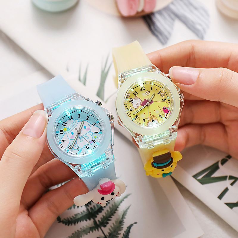 LED Light Kids' Digital Watch Flash Light Children Wrist Watch Clock 3D Cartoon kid's Quartz Watch reloj Flashing