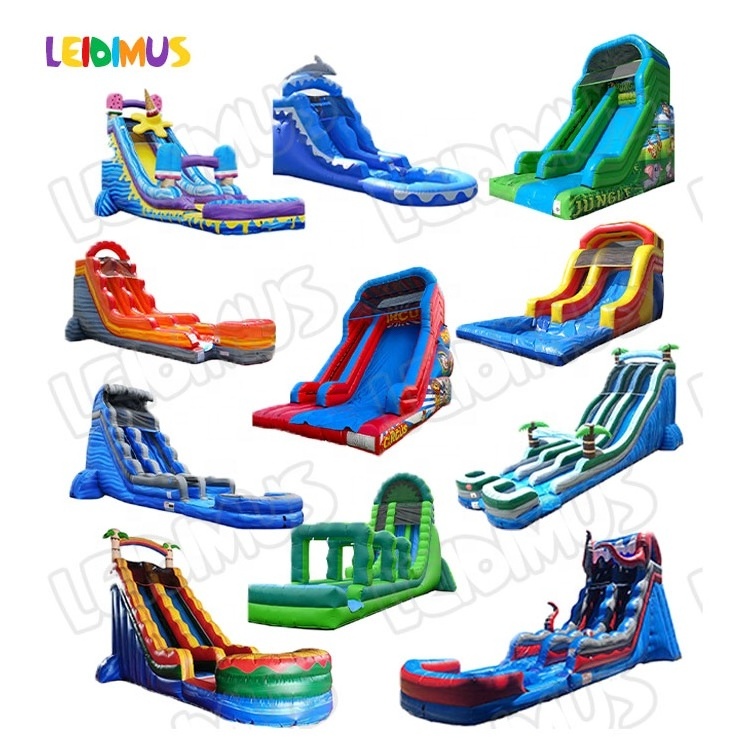 Commercial Inflatable Bouncer Inflatable Moon Bounce House Water Slide Combo for Sale Bag Custom Party Set Castle Birthday OEM