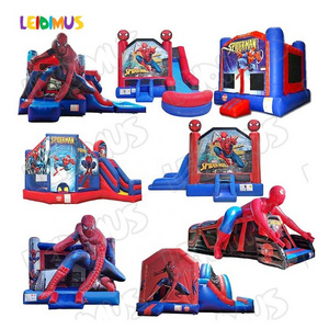 Commercial Fun Spider-man Inflatable Super Hero Jumper Spiderman Castle Superhero Spider Man Bounce House