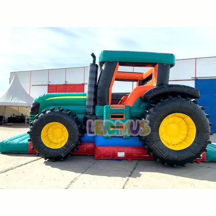 New design inflatable tractor inflatable bouncy castle for sale inflatable bounce house