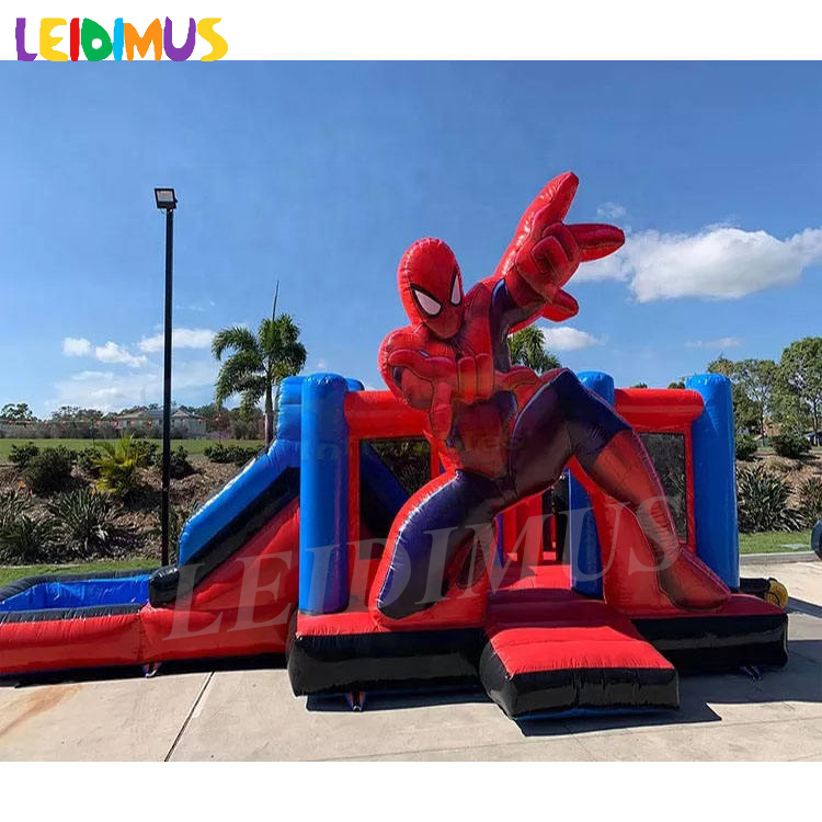 commercial inflatable spiderman bouncy castle spider man popular playhouse water bounce house jumpy jumping castle space bouncer