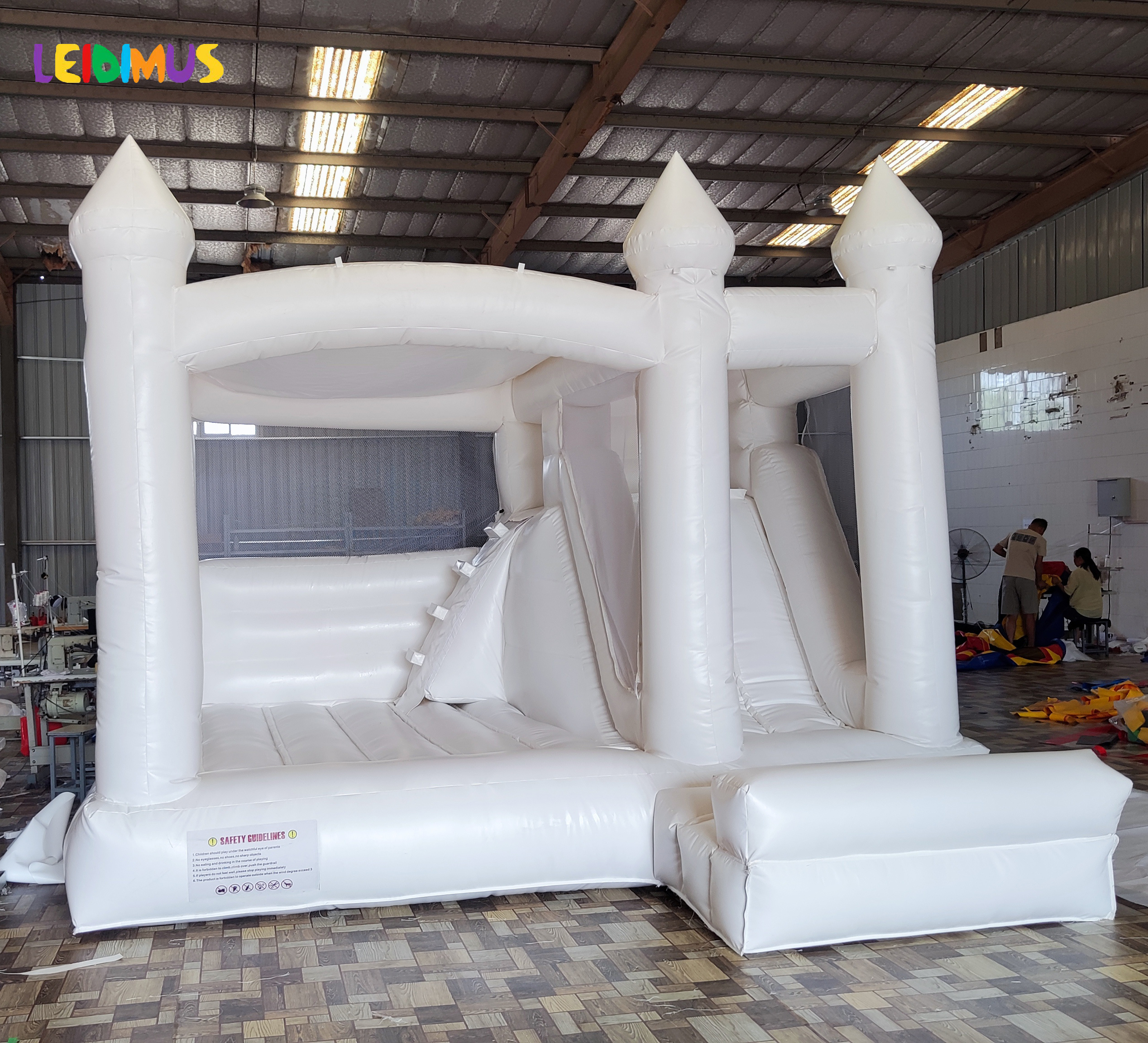 Commercial Inflatable Bouncer Inflatable Moon Bounce House white Slide Combo for Sale Bag Custom Party Set Castle Birthday OEM