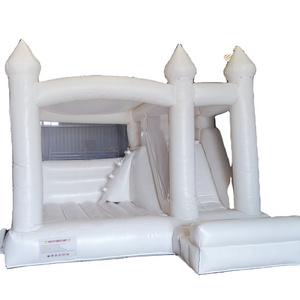 Commercial Inflatable Bouncer Inflatable Moon Bounce House white Slide Combo for Sale Bag Custom Party Set Castle Birthday OEM