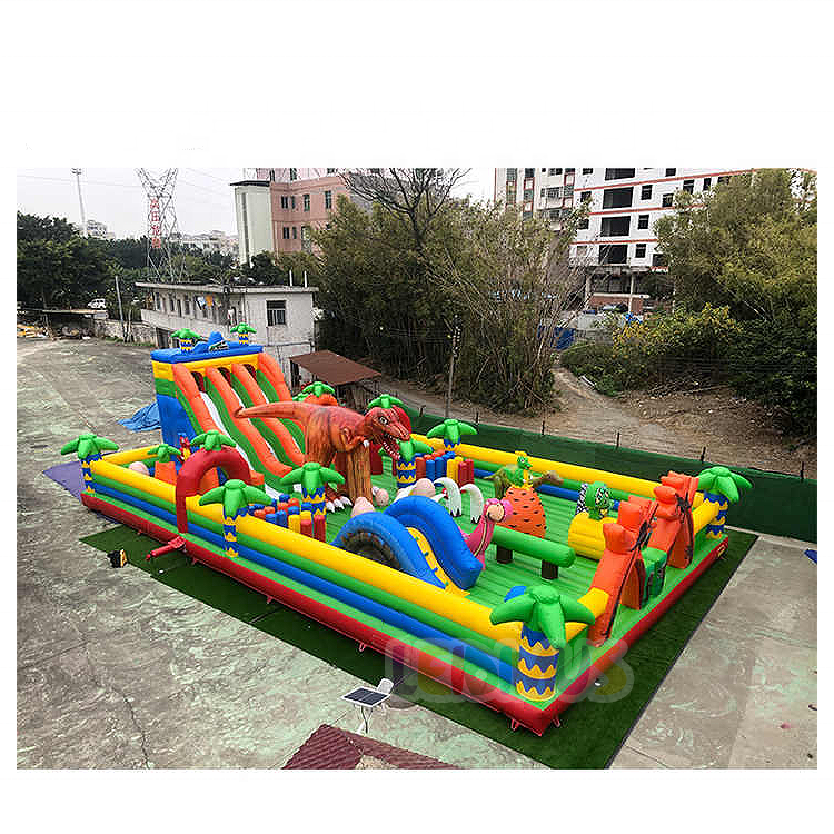 Dinosaur Park Inflatable bouncer bounce house Amusement Park Giant bouncy castle Combo Fun City Outdoor big jumping castle