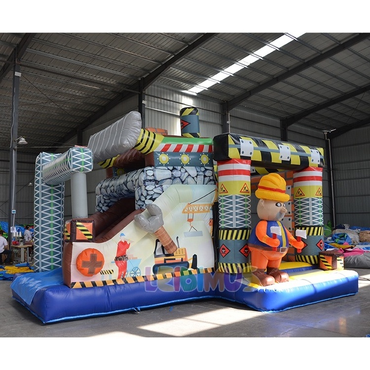 Inflatable Cartoon Character Bouncy Castle Prices Wholesale Engineering car Bouncer Castle Jumper Inflatable Factory