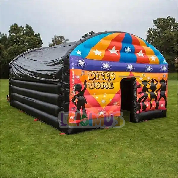 Outdoor disco party blow up nightclub tent inflatable night club inflatable dancing tent for sale